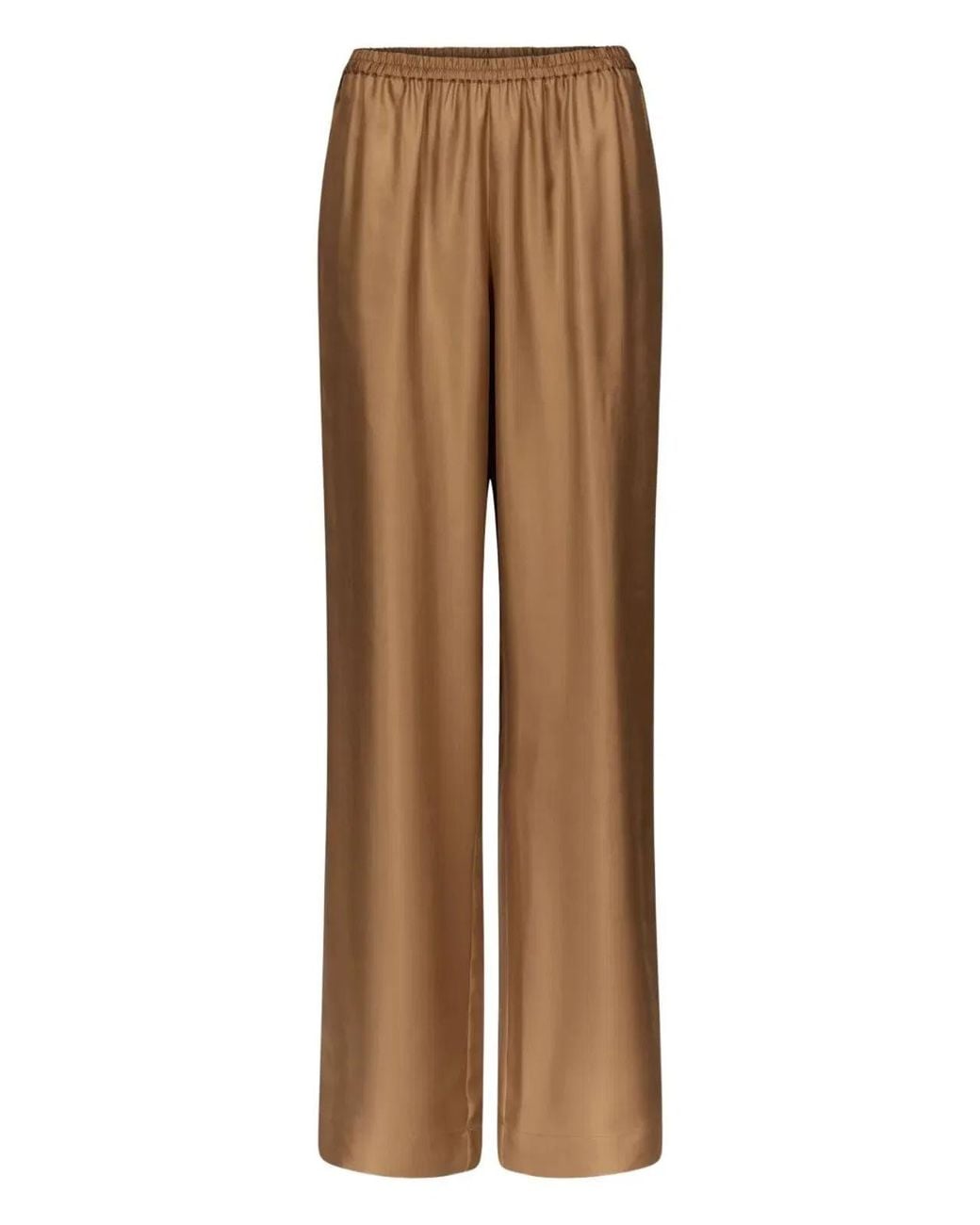 Loulou de Saison Brown "Alera" Wide Leg Trousers