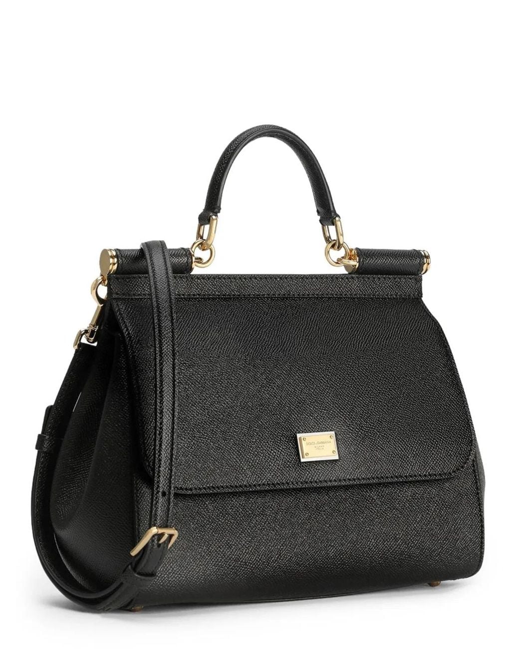 Dolce & Gabbana Black Handbag Sicily Shoulder Bags