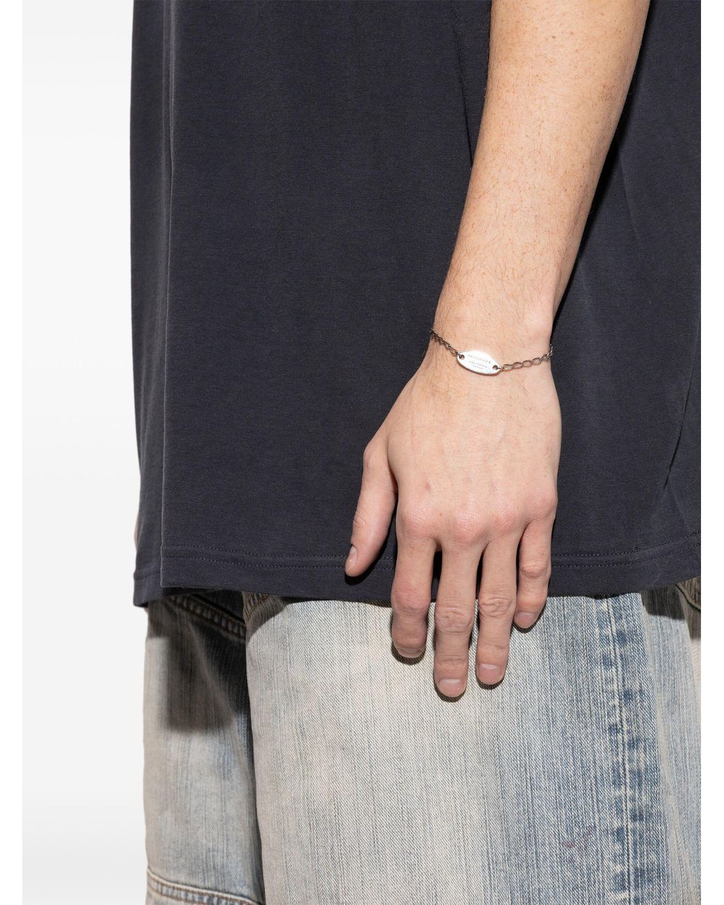Balenciaga White Everyday Bracelet for men