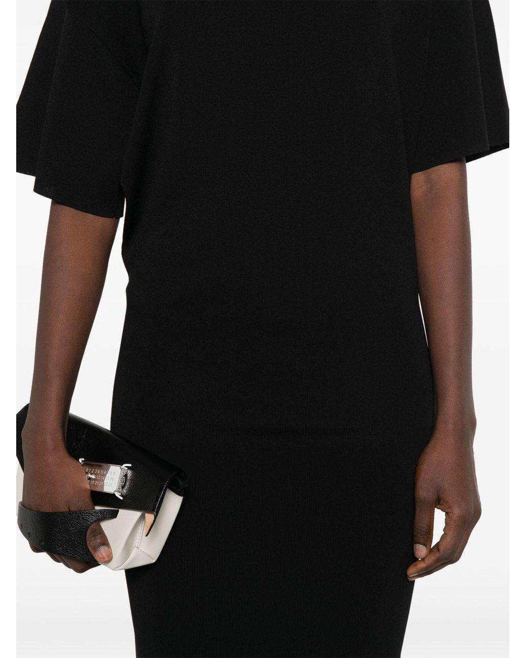 Herskind Black Elegant Synthetic Blend Dress