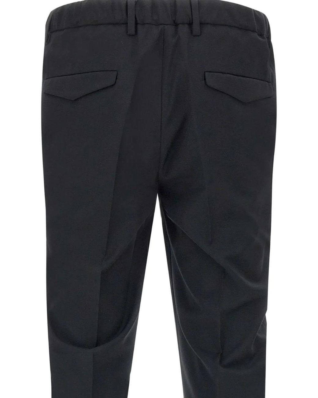 Devore Blue Cotton Modal Trousers for men