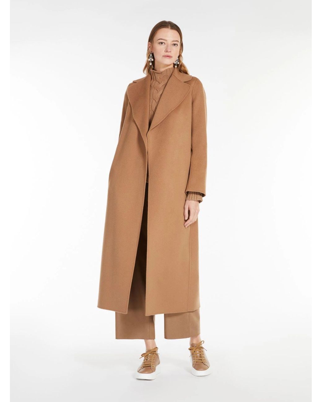 Max Mara Natural S Max Mara Poldo Virgin Wool Coat