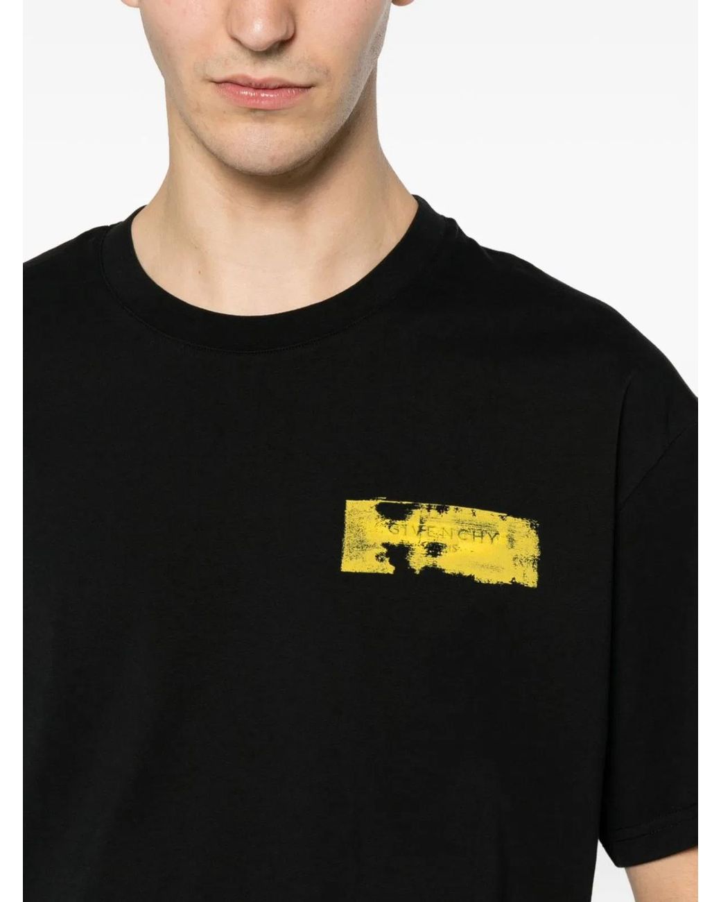 Givenchy Black Cotton T-Shirt for men