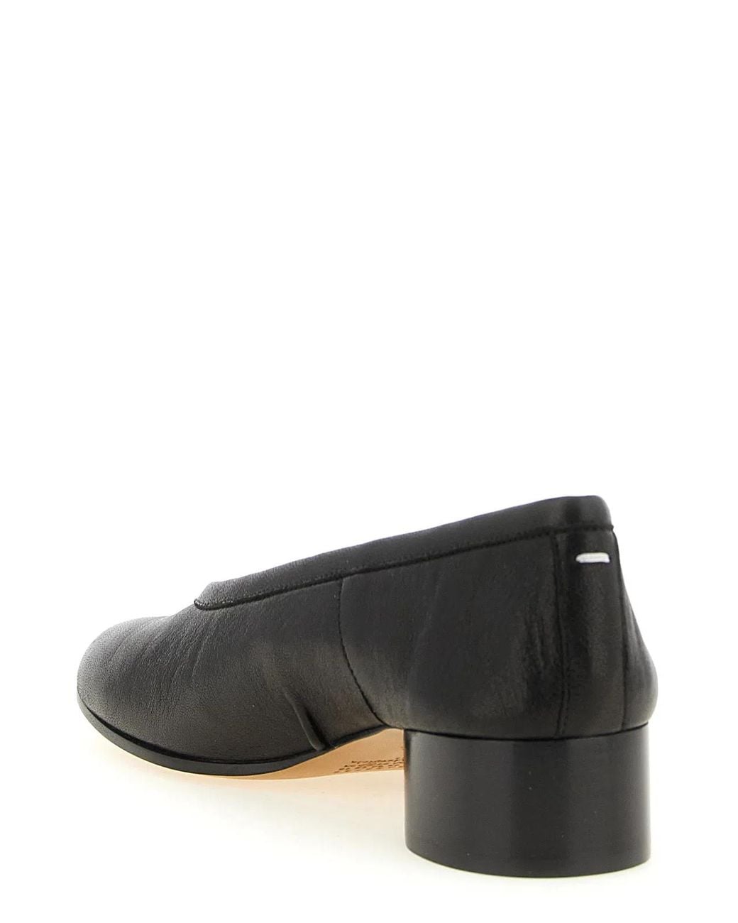 Maison Margiela Black 'Tabi' Ballet Flats