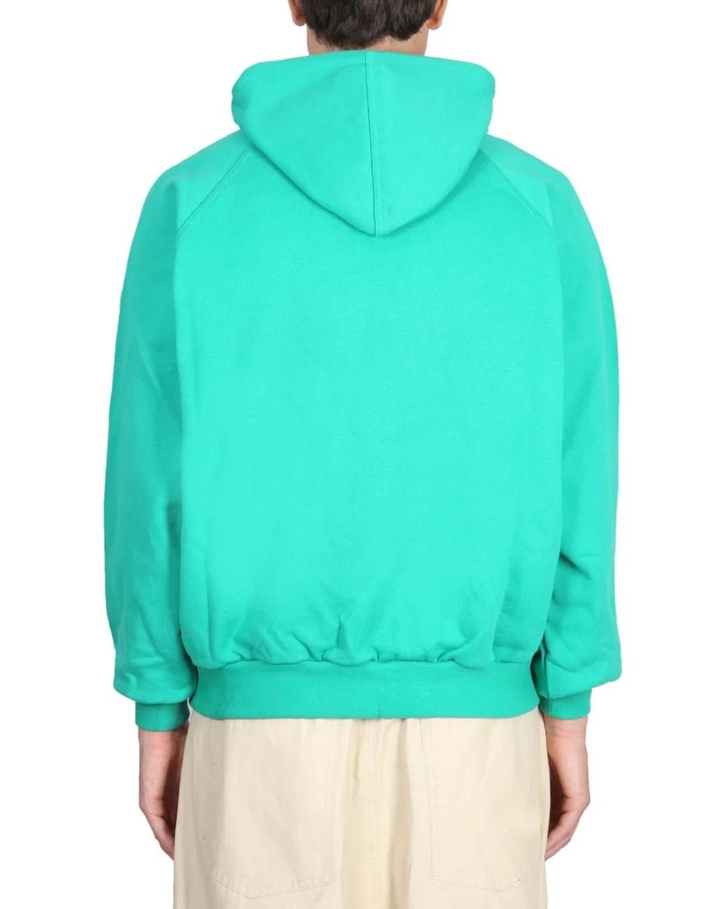 Sunnei Green Sweatshirt With Logo