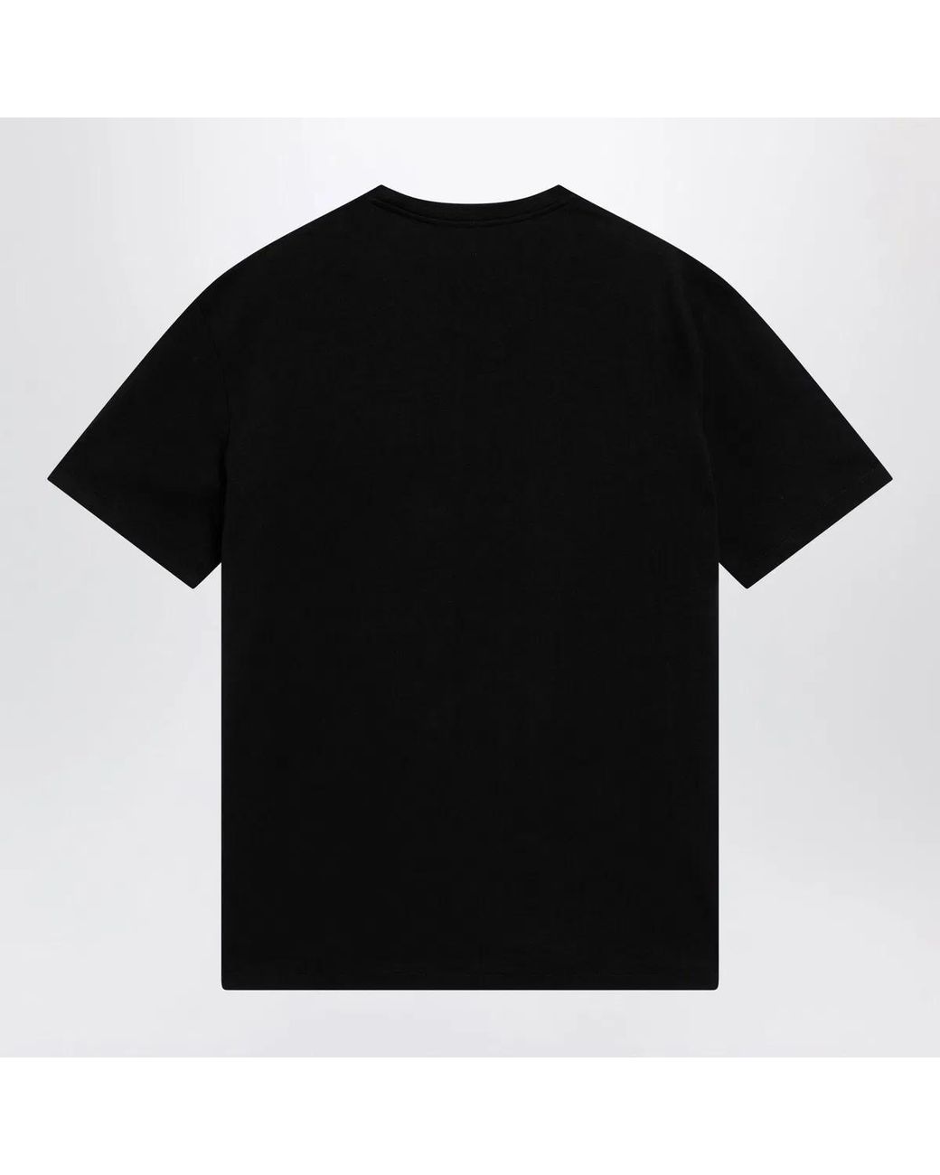 Valentino Garavani Black T-Shirt With Vlogo Embroidery for men
