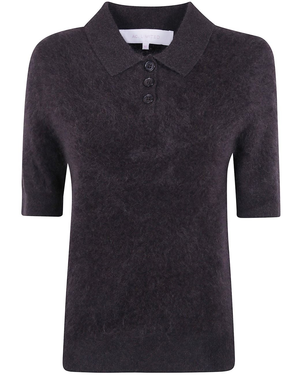 ABSOLUT CASHMERE Black "Margot" Short Sleeves Sweater