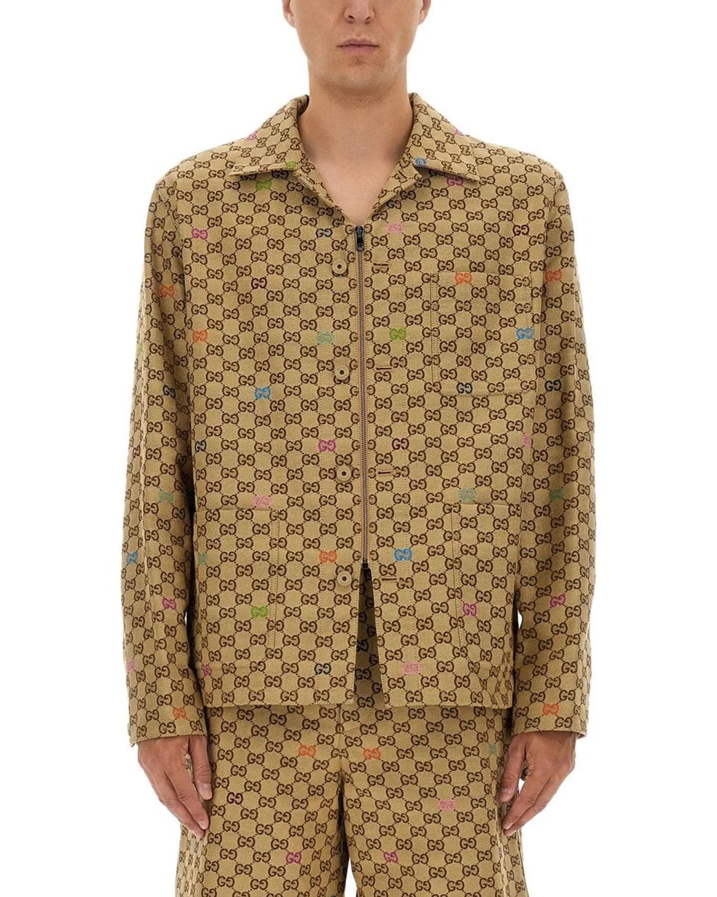 Gucci Natural Fabric Jacket Gg