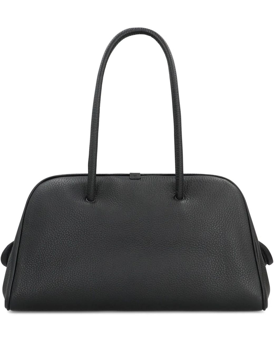 Jacquemus Black Bowling Bag Leather Tourism
