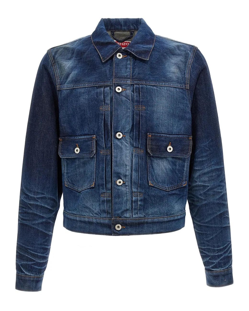 KENZO Blue Japanese Denim Jacket for men
