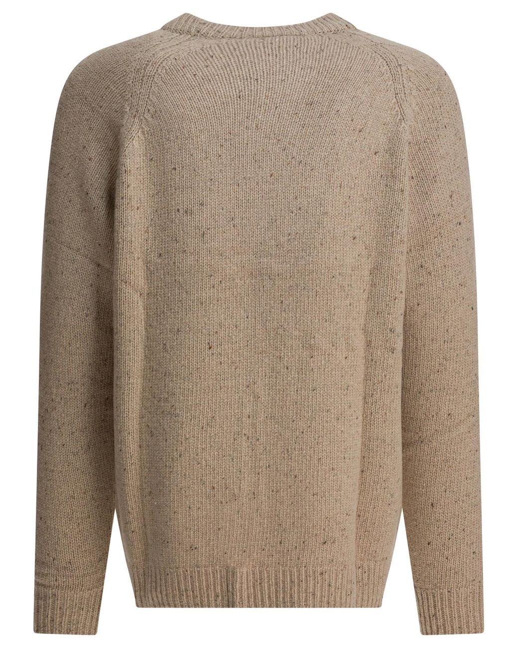 Carhartt Brown "Anglistic" Crew-Neck Sweater for men