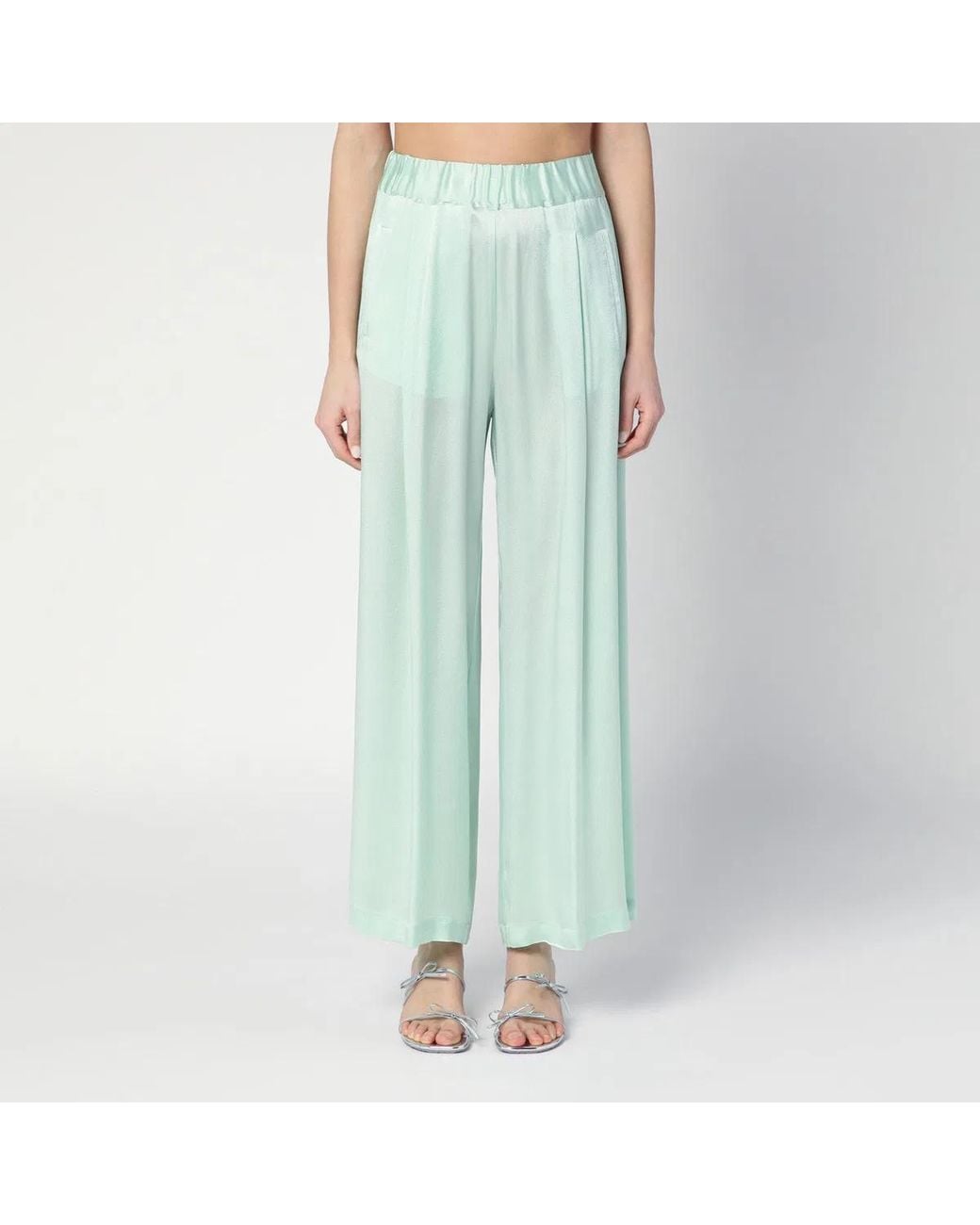 Semicouture Blue Johnny Trousers