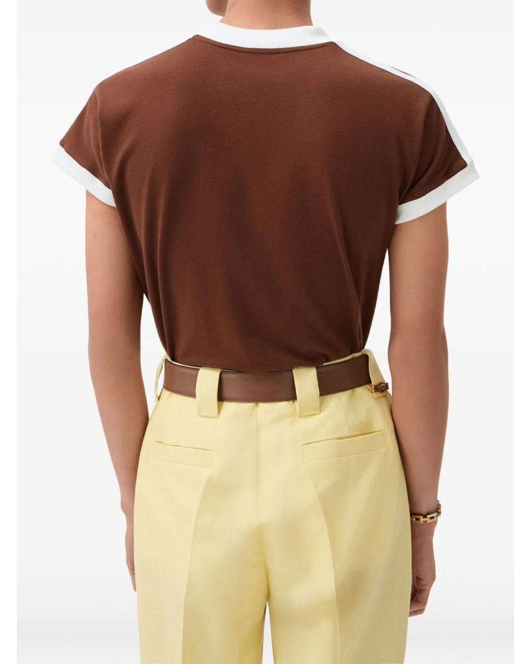 Versace Brown Slim T-Shirt for men