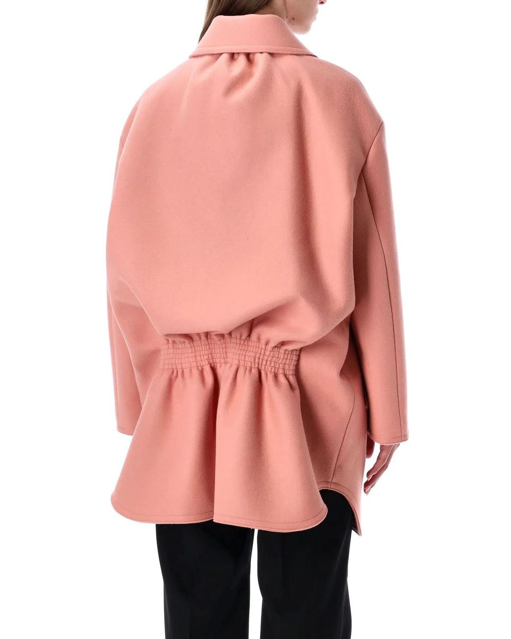 Fendi Pink Wool Coat