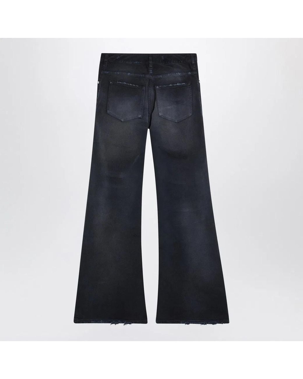 Balenciaga Blue Jeans With Curved Waist