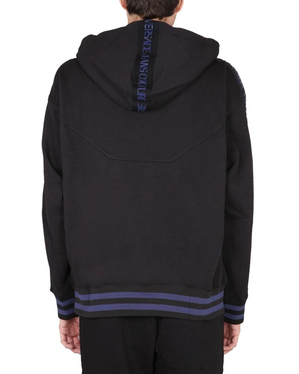 Versace Jeans Couture Black Hoodie for men