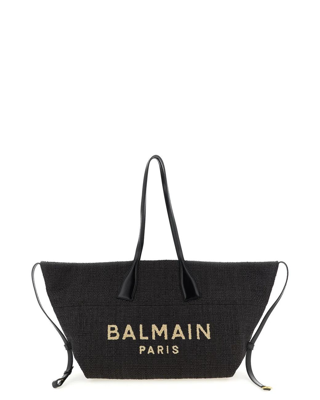 Balmain Black 'Track' Shopping Bag