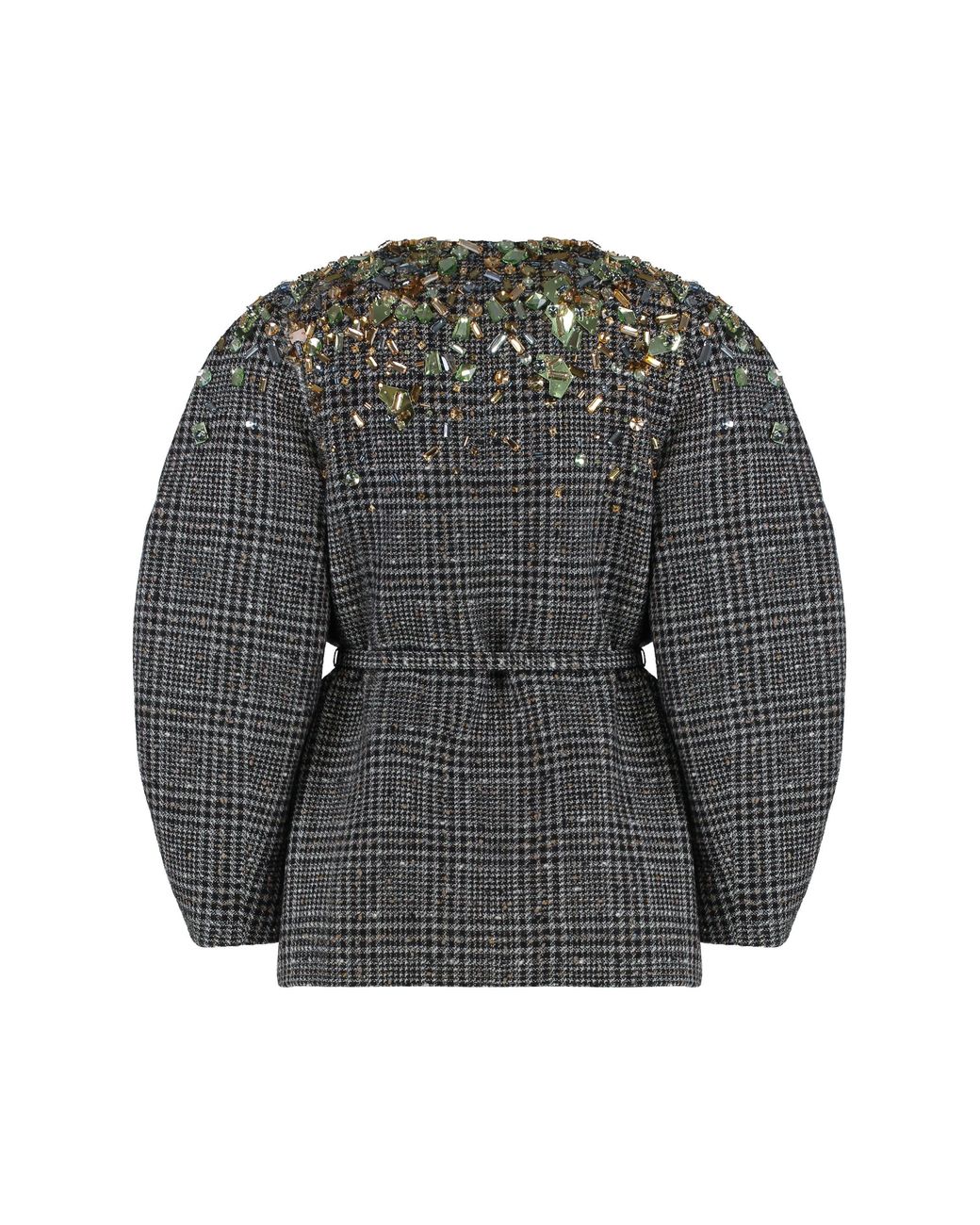 Fendi Gray Wool Tweed Jacket