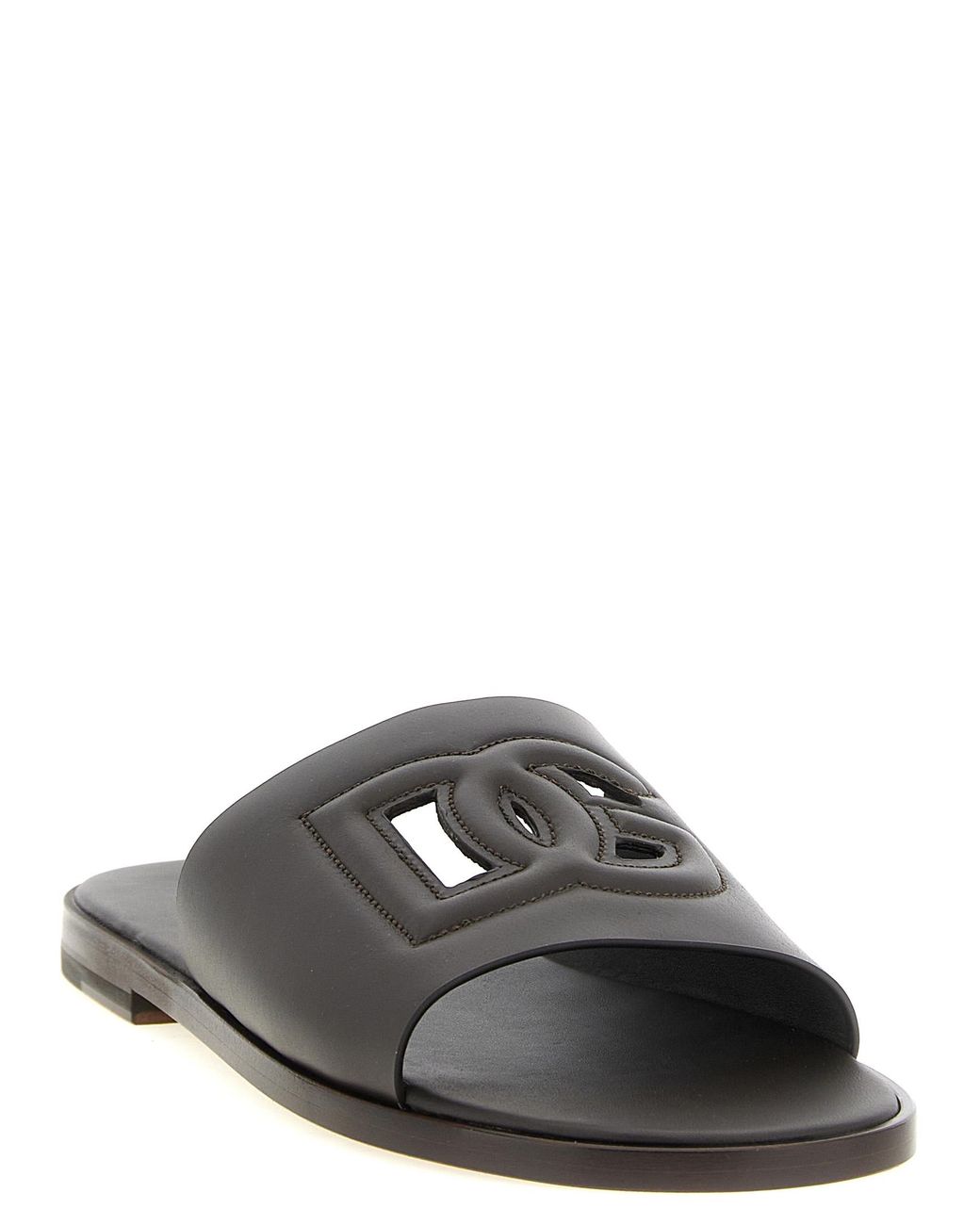 Dolce & Gabbana Black Dolce & Gabbana 'Dg Light' Sandals for men