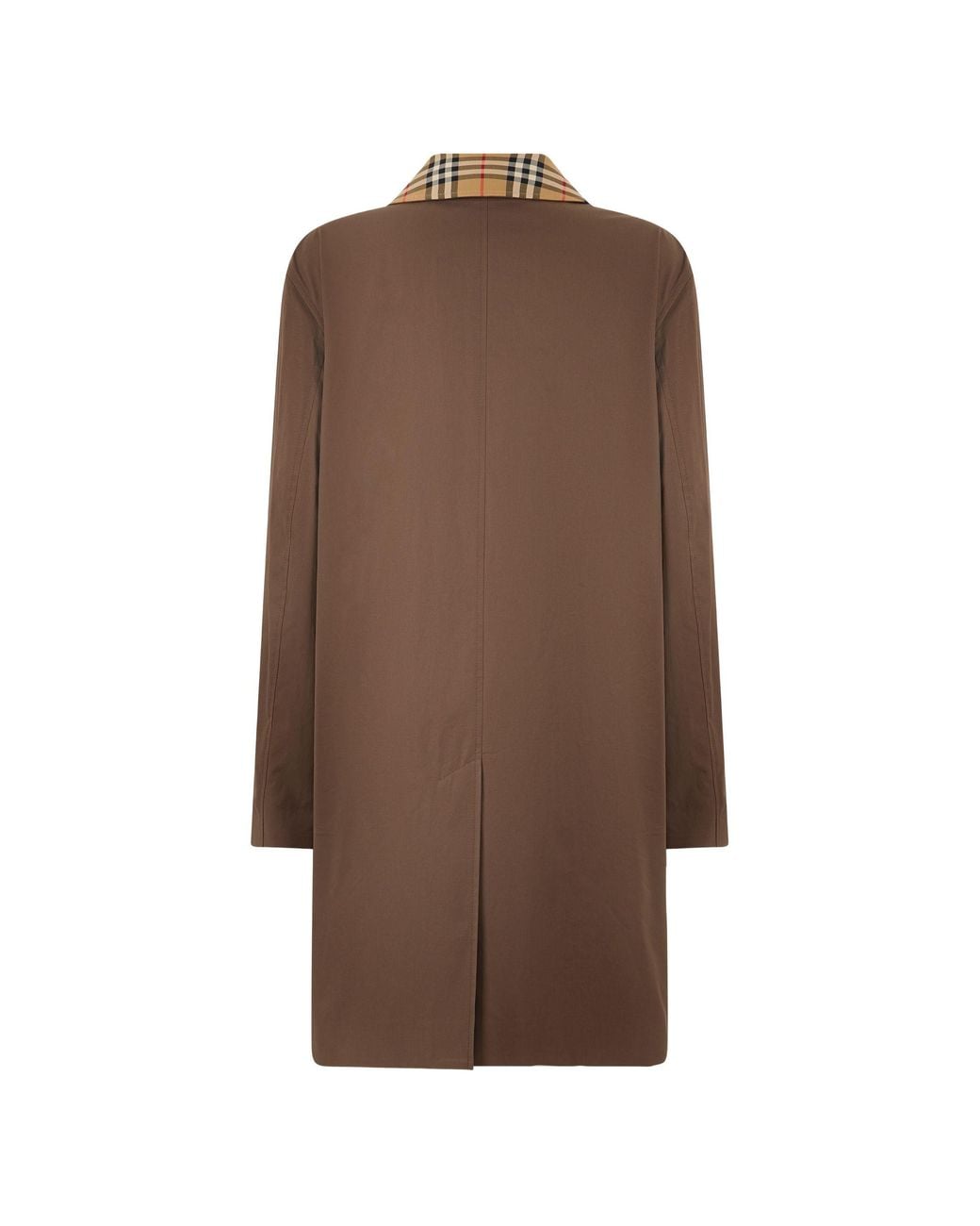 Burberry Brown Medium Cotton Coat for men