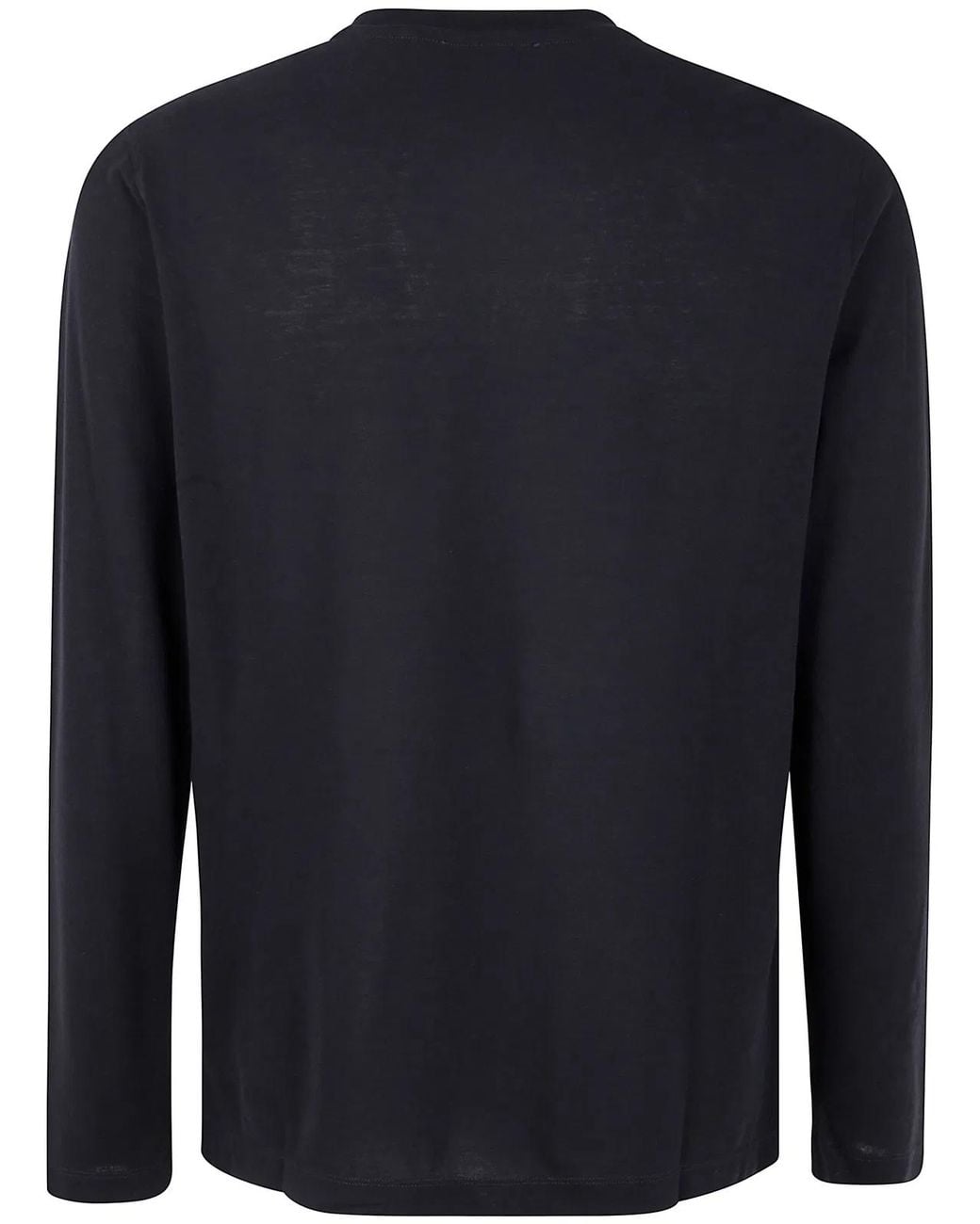 Zanone Blue Long Sleeves Classic T-Shirt for men