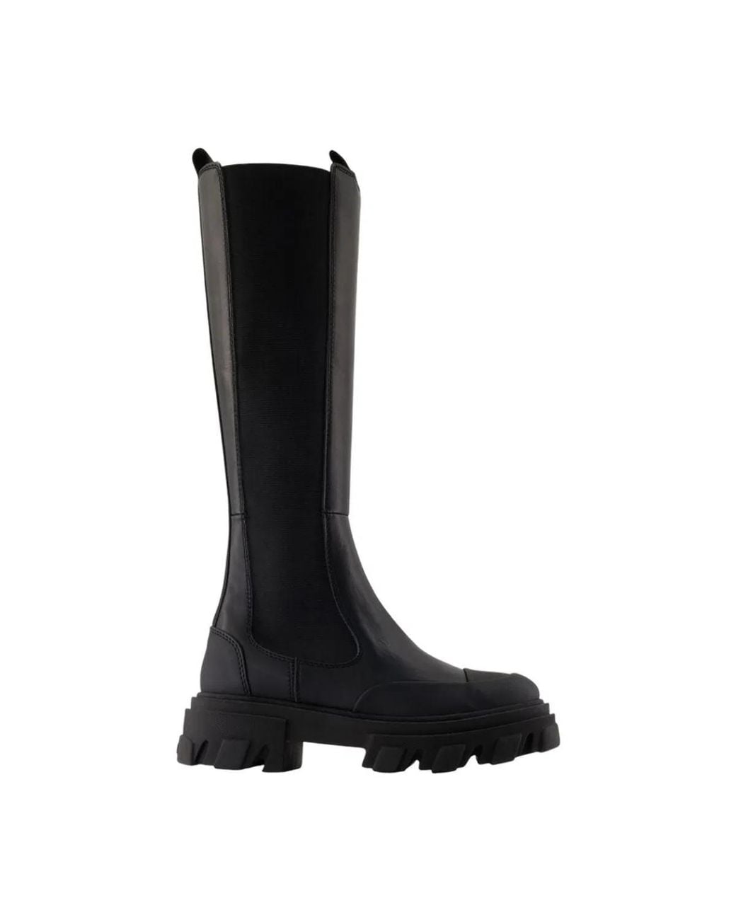 Ganni Black Chelsea Boots