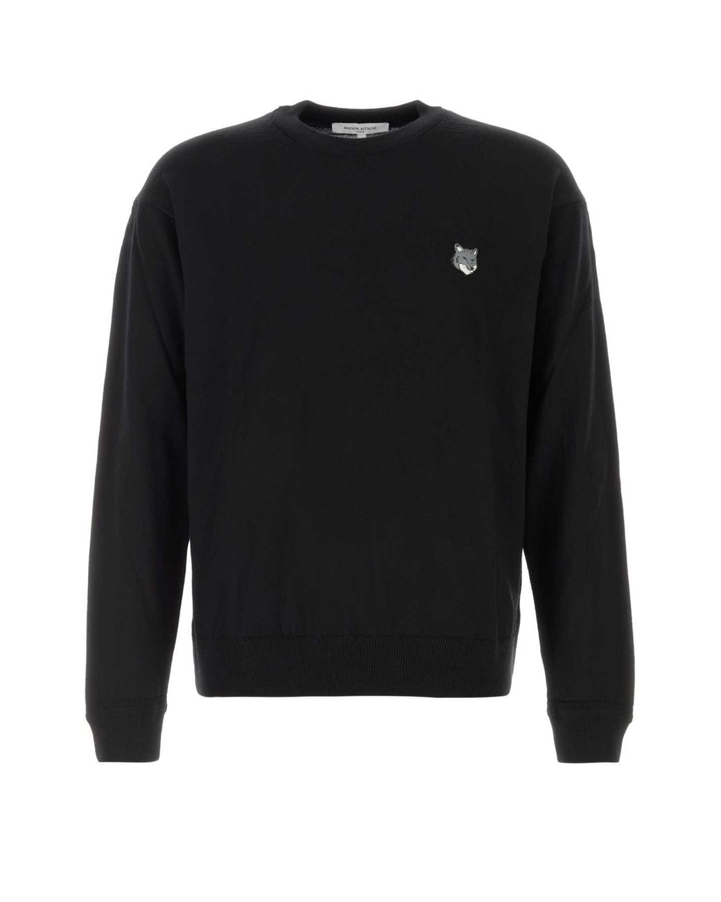 Maison Kitsuné Black Fox Head Merino Comfort Jumper for men