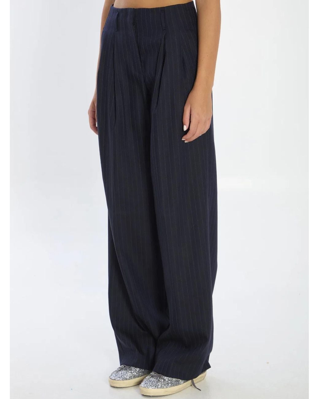 Golden Goose Deluxe Brand Blue Journey W's Sartorial Pleated Flavi