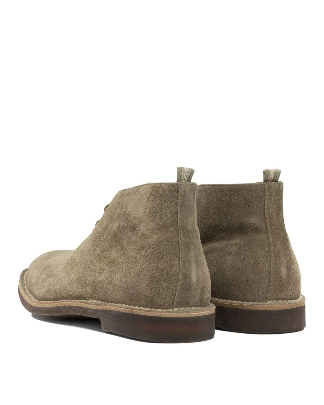 Officine Creative Brown Suede Shoes for men