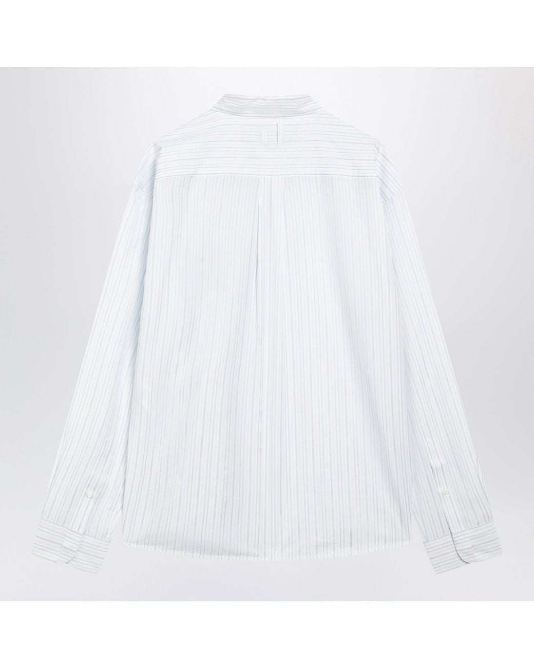 Jacquemus White Striped Simon Cotton Shirt for men