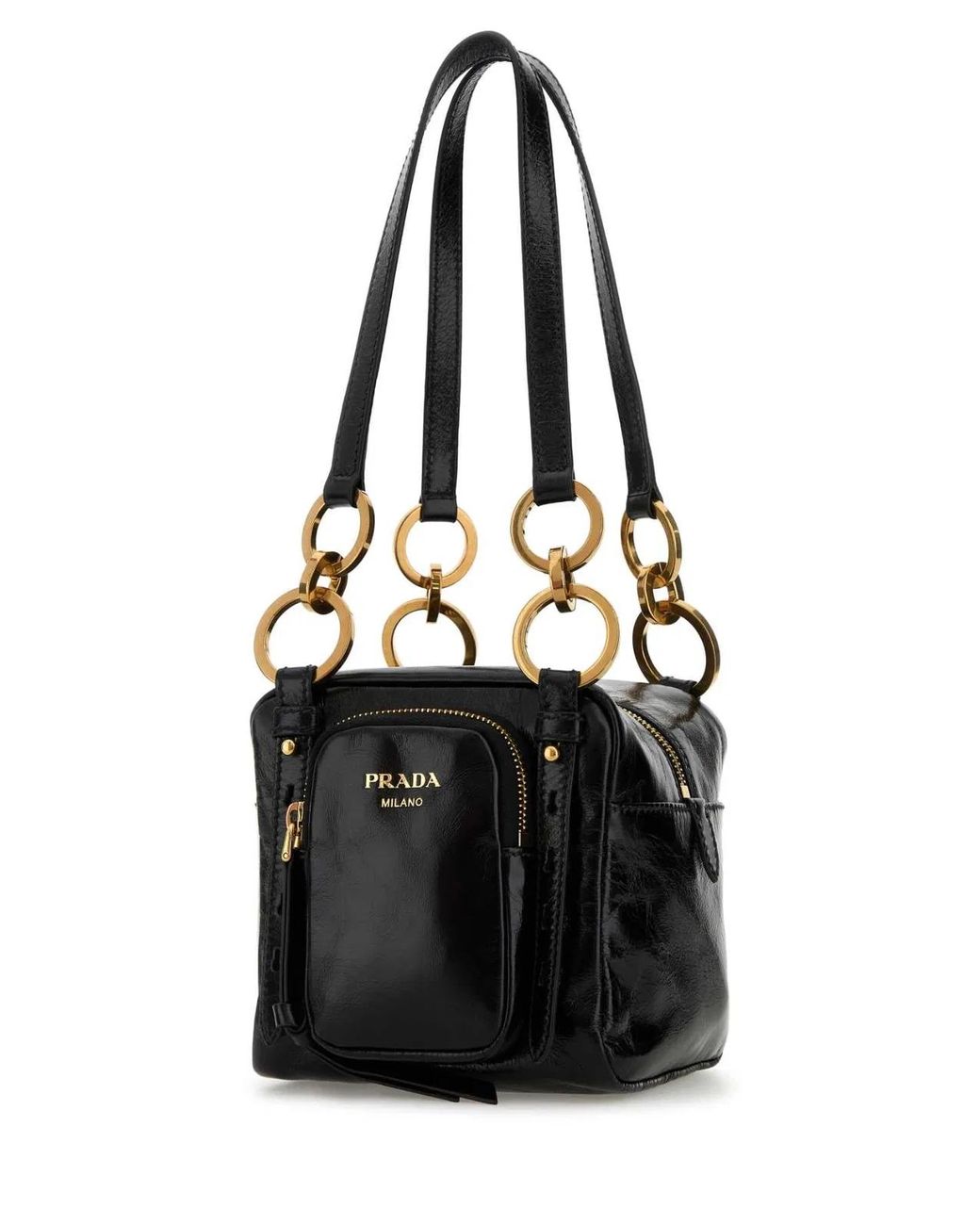 Prada Black Mini Dangle Handbag