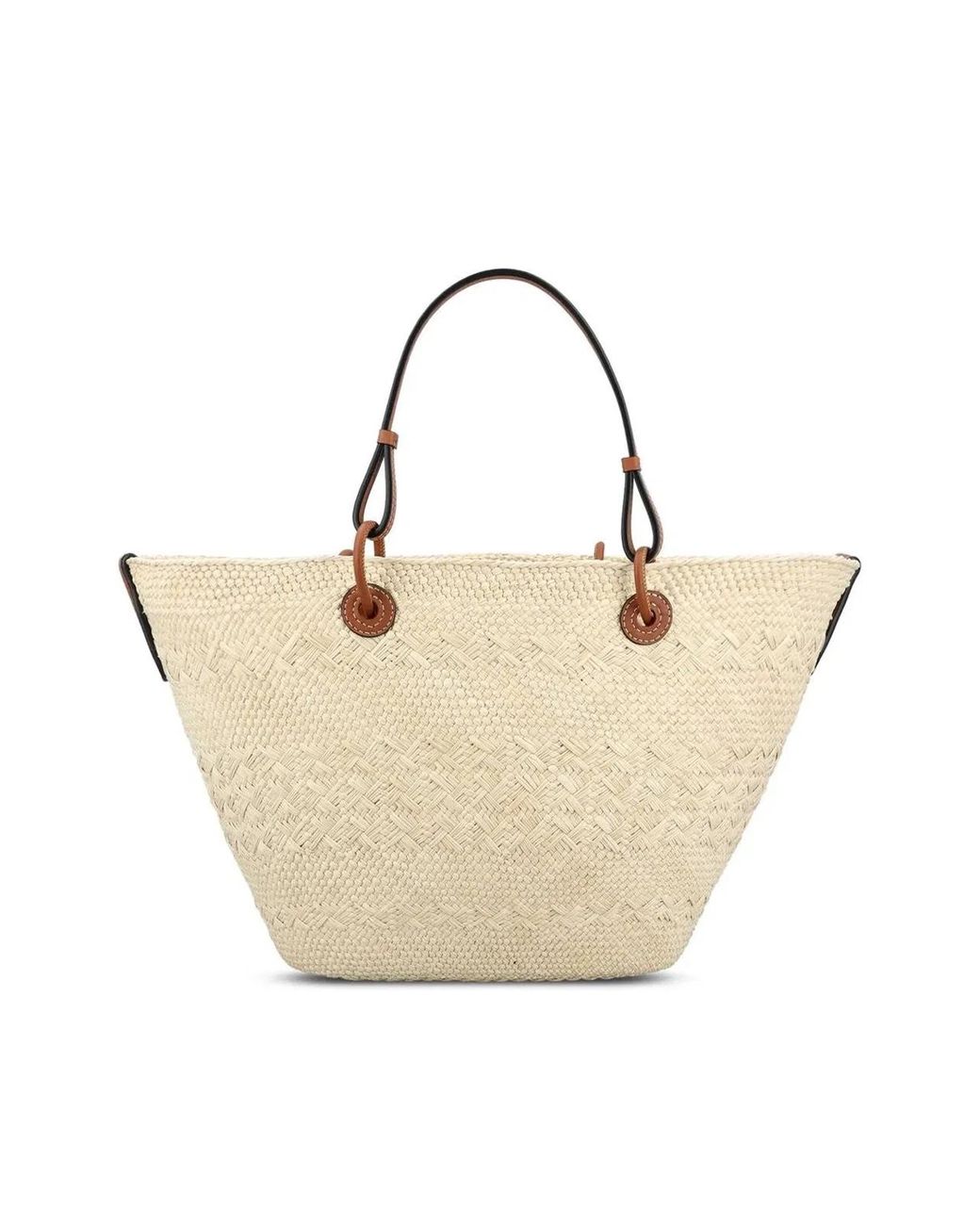 Loewe Natural Medium Anagram Basket Tote Bag