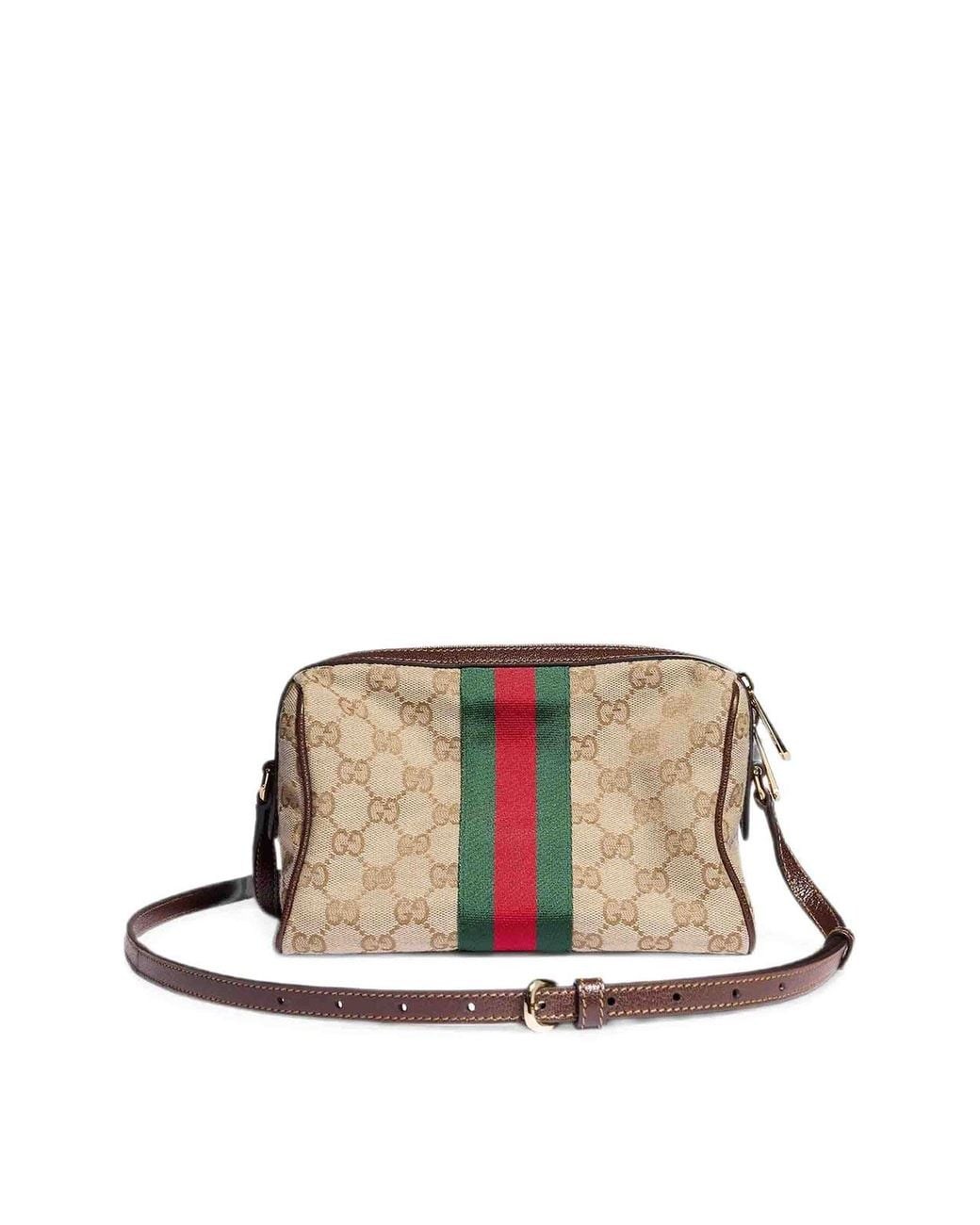 Gucci Natural Vintsand/Dkbro Handbag