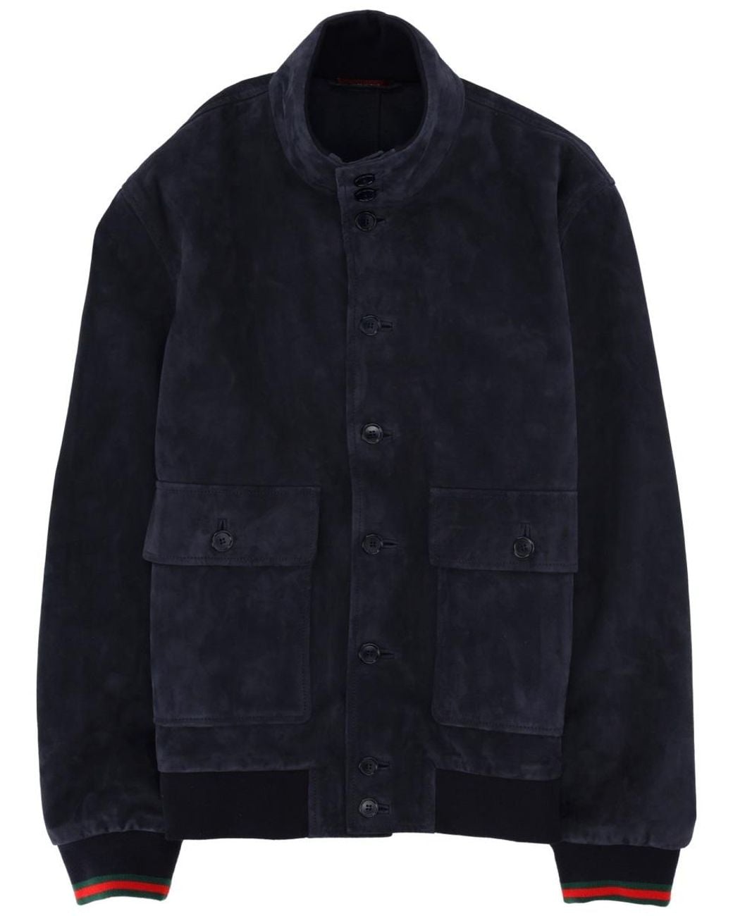 Gucci Blue Suede Jacket for men