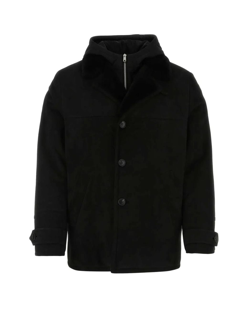 Prada Black Shearling Jacket for men