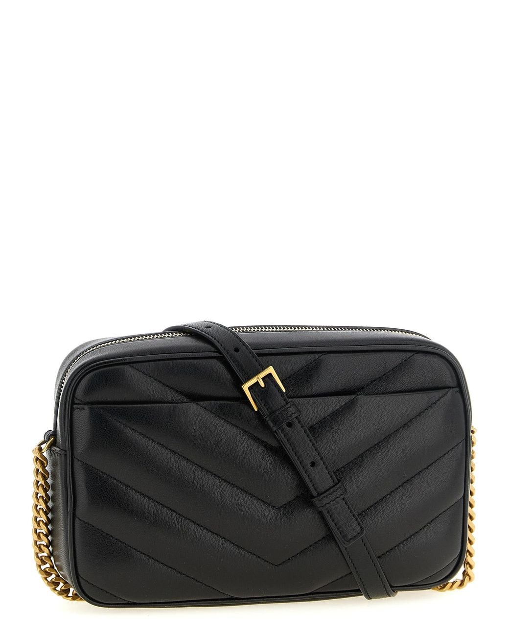 Saint Laurent Black 'Loulou' Camera Bag