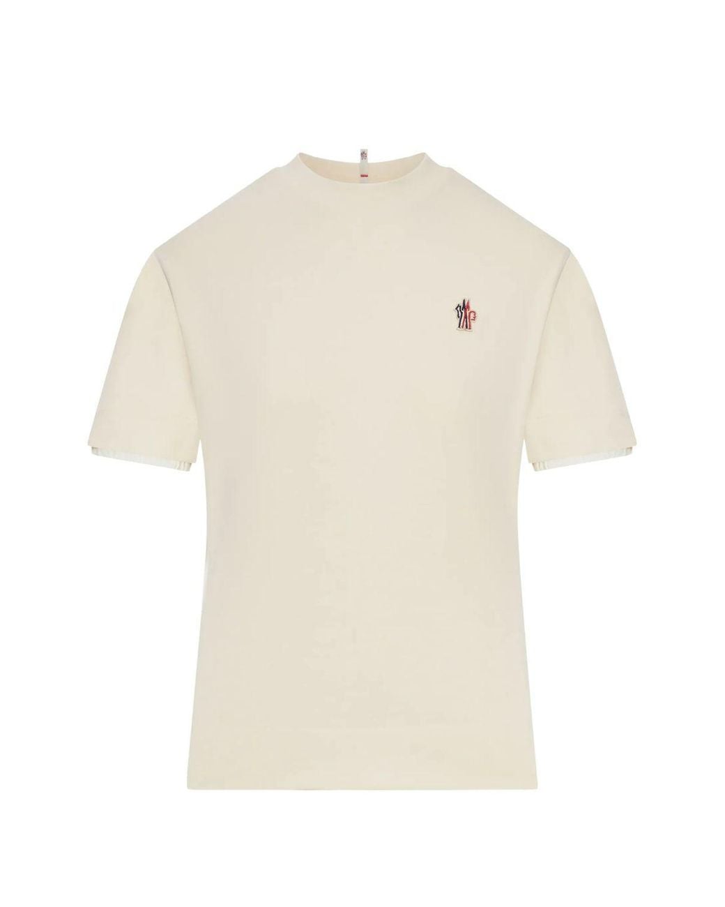 Moncler White Cotton T-Shirt