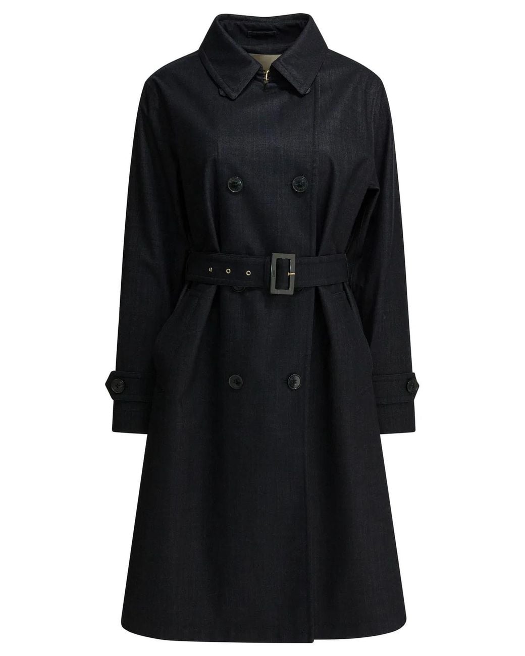Herno Black Polyester Wool Jacket