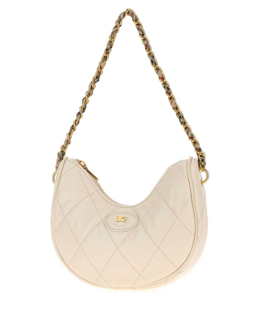 Burberry Natural A:Ll Horseshoe Chain Bag Qul:178019:B734