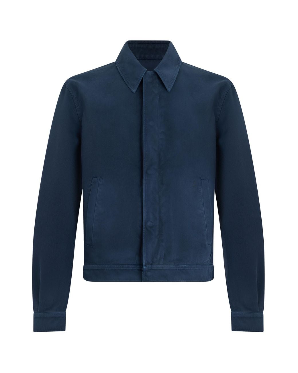 Fendi Blue Jacket With Collar for men