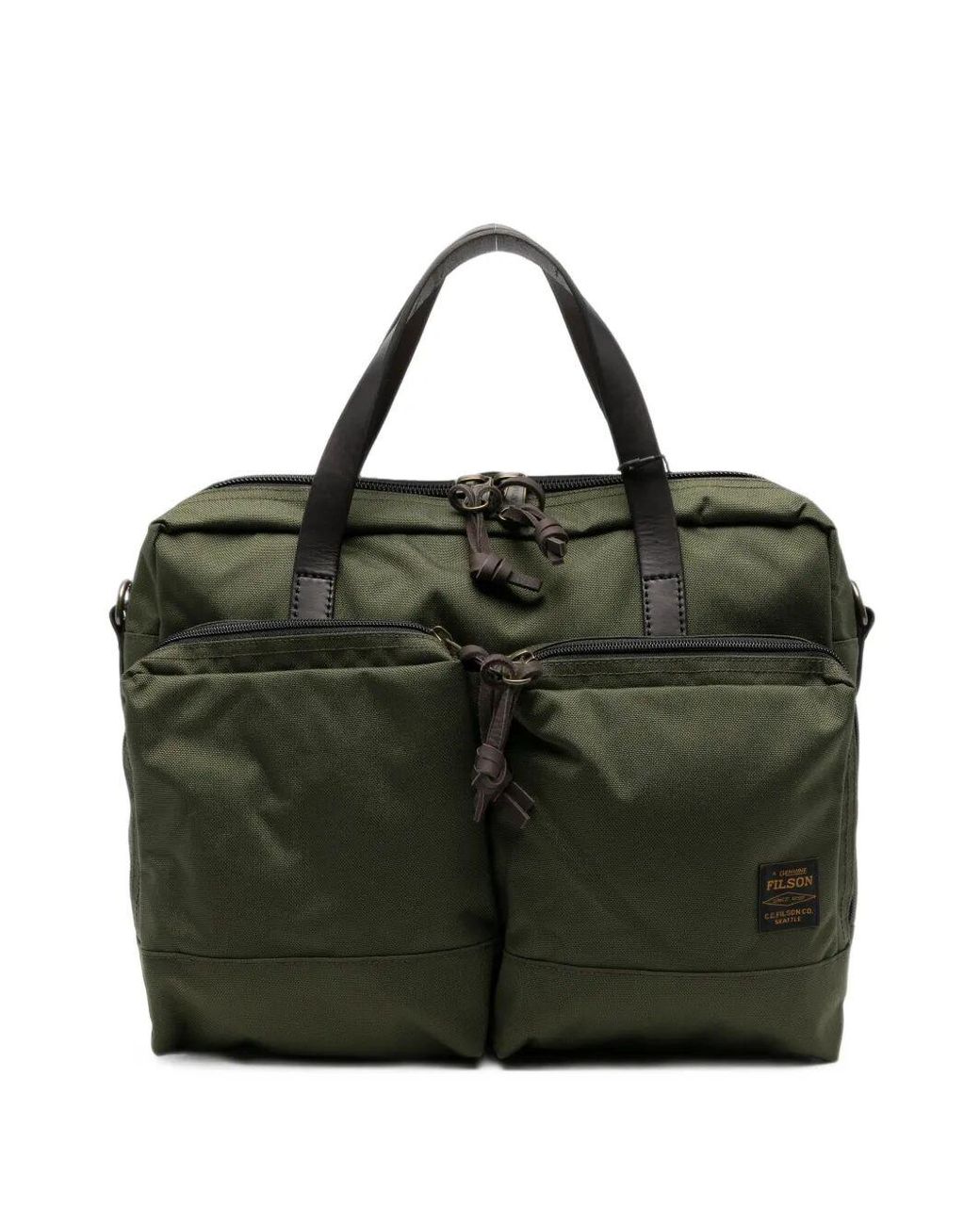 Filson Black "Dryden" Briefcase for men