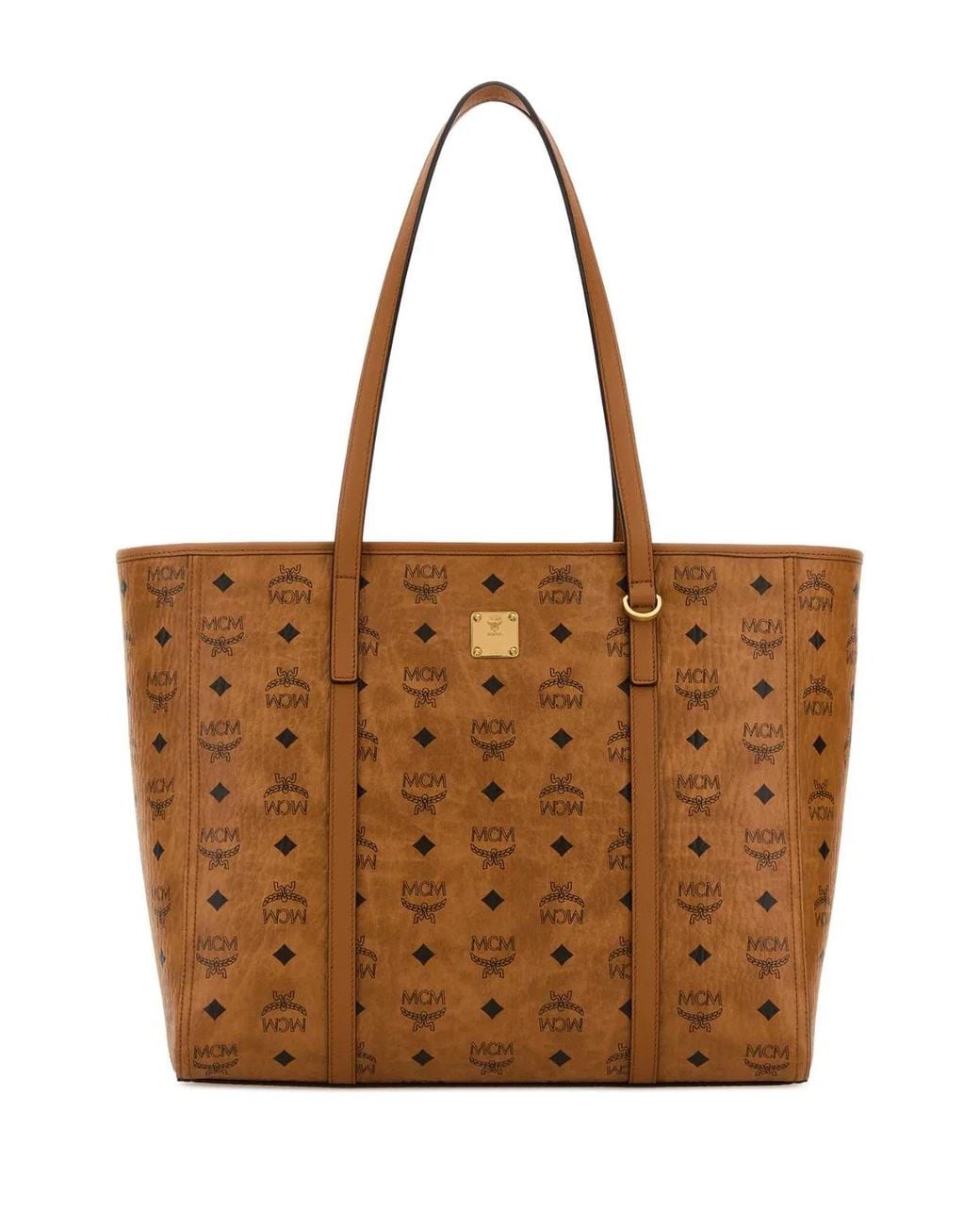 MCM Brown Toni Vi Shopper Med Co