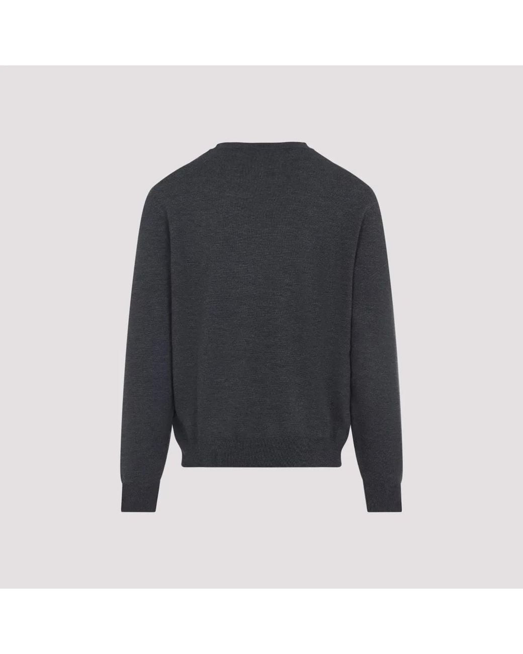 Etro Blue Knitted C-Neck for men