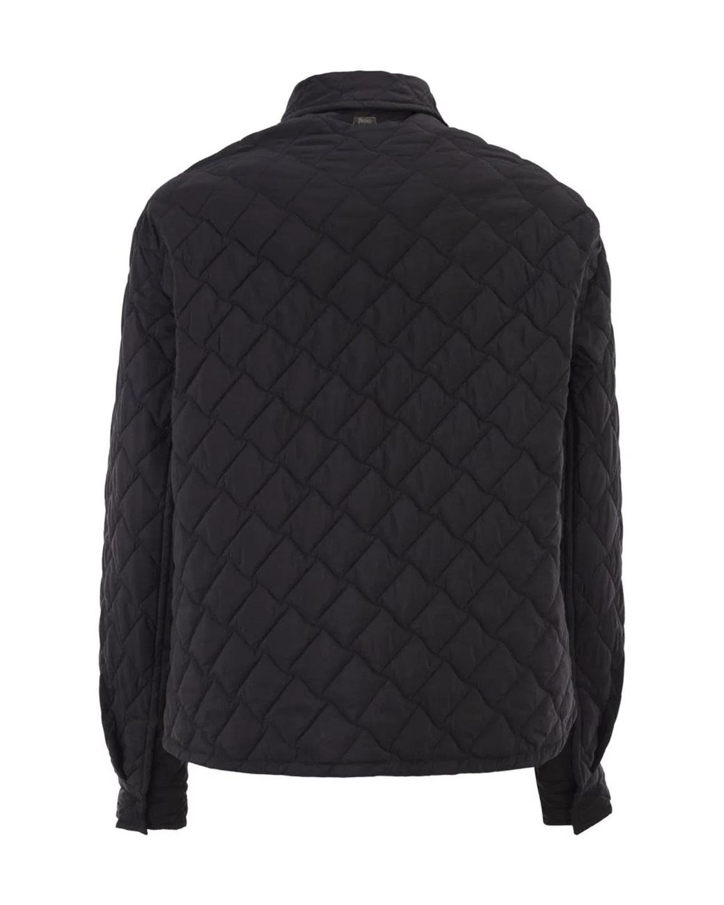 Herno Black Shirt-Style Jacket