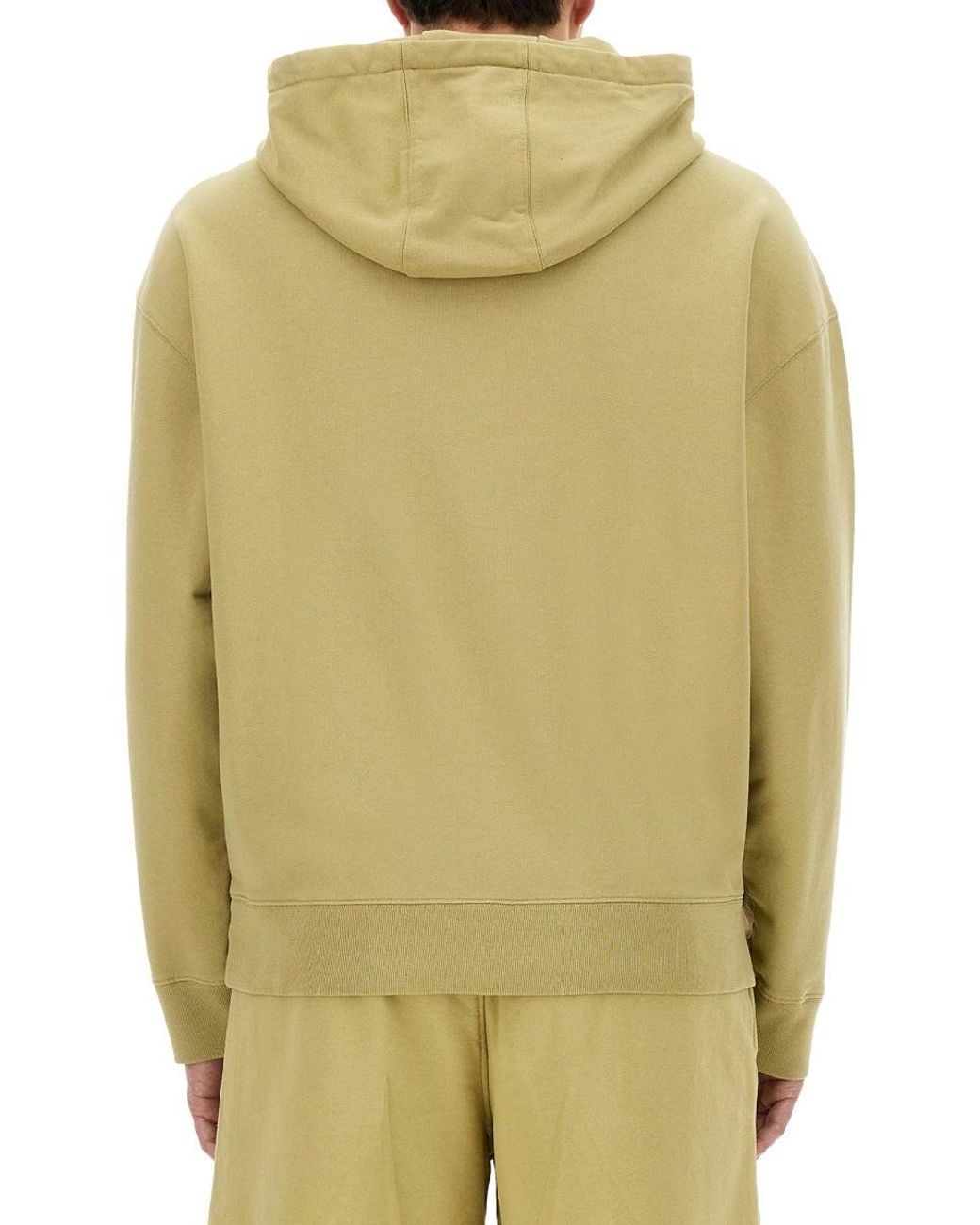 Maison Kitsuné Green Cotton Hoodie for men