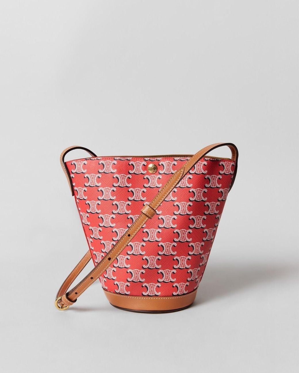 Céline Red Mini Bucket