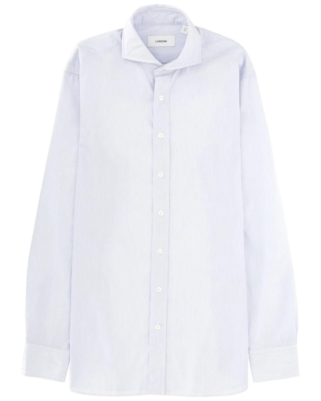 Lardini White Cotton Shirt for men