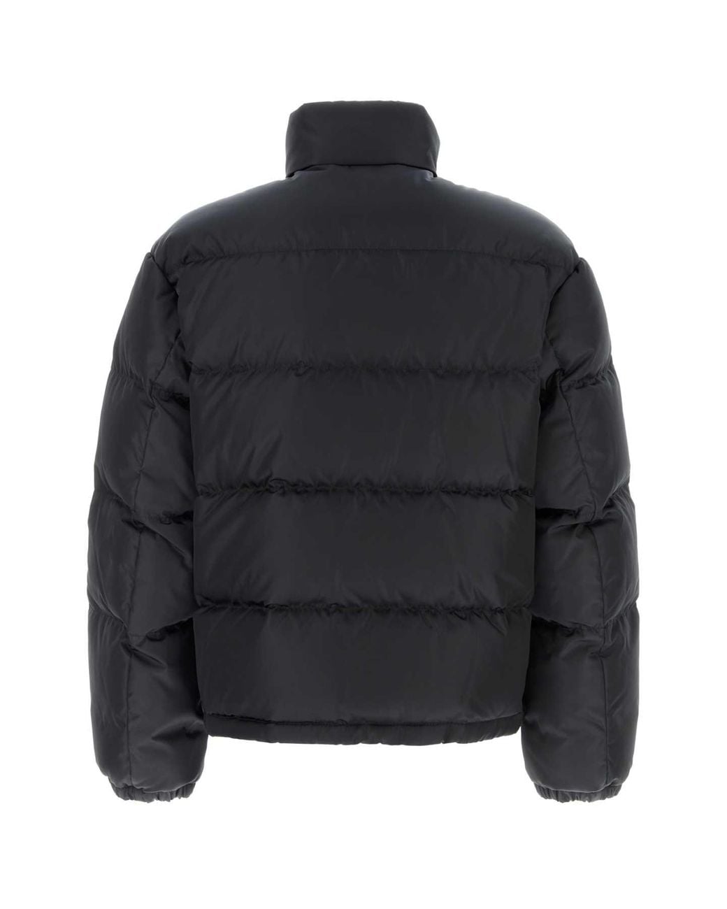 Prada Black Mock Collar Jacket for men