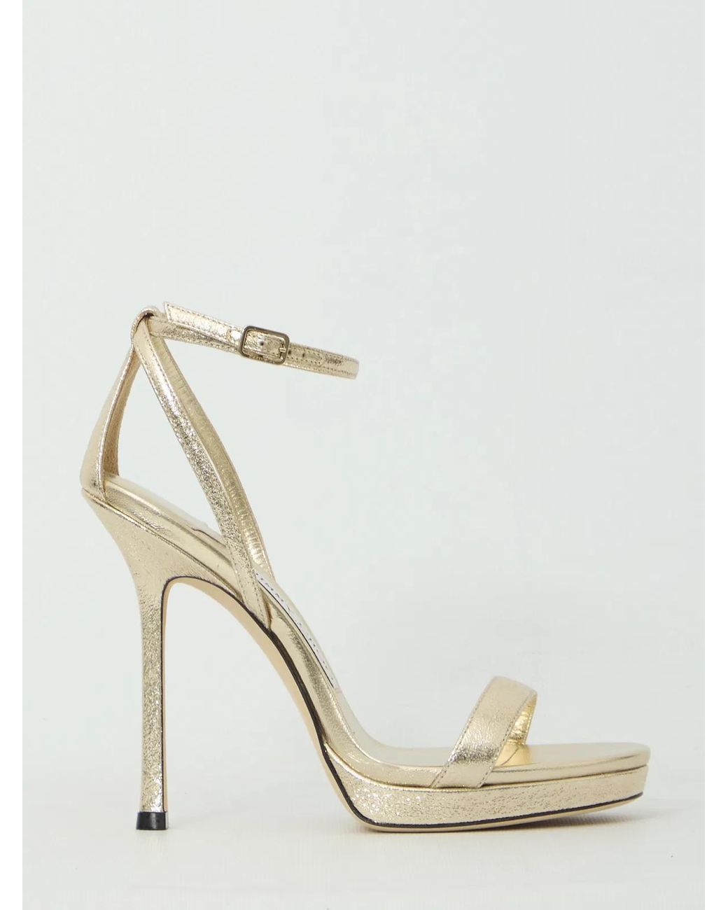 Jimmy Choo Metallic Moza 120 Platform Sandals