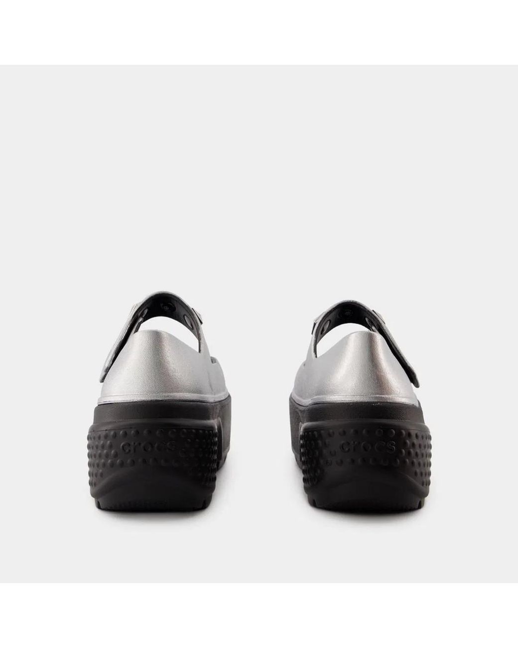 CROCSTM Black Stomp Mary Jane Ballerinas